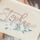 Personalized Floral Makeup Bag | $13 | Etsy